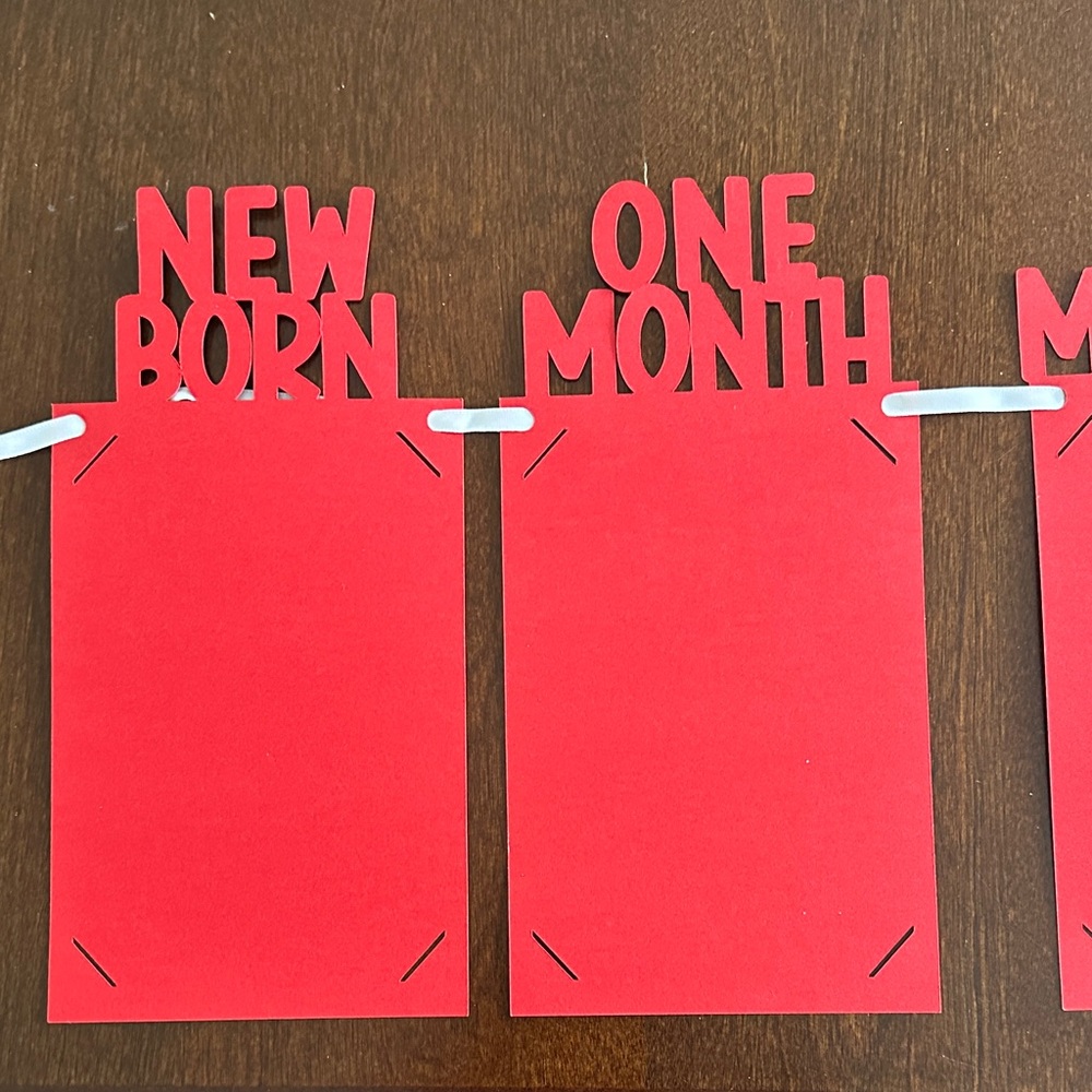 1st birthday photo banner